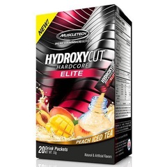 Hydroxycut Hardcore Elite Muscletech - Chá Gelado de Pêssego - 20 Sachês - Foto 1