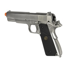 Pistola Airsoft GBB WE 1911 MEU Gen2 Cromada 6mm + 2 Gás Nautika Taikoon Green + Munição BB King - Foto 5