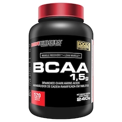 BCAA Bodybuilders 1,5g - 120 Tabletes - Foto 1