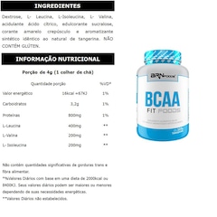 Kit Whey Protein  BRN Foods Isolado 900g Chocolate + Creatina 300g + BCAA 100g + Coqueteleira - Foto 3
