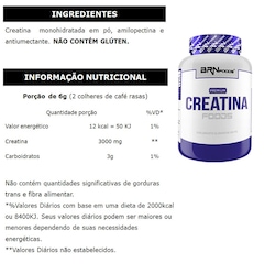 WhKit 2x Whey Protein BRN Foods - Chocolate - 900g + BCAA 100g + Creatina 100g + Coqueteleira - Foto 4