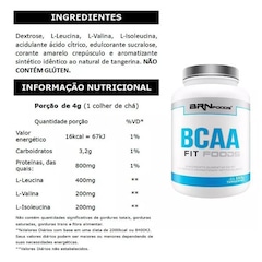 Kit Whey Protein BRN Foods Morango -2Kg  + Creatina 100g + BCAA 100g + Coqueteleira - Foto 3