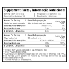 Glutamina 100% Bodybuilders - 500g - Foto 3