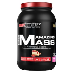 Hipercalórico Bodybuilders Amazing Mass - Morango - 1,5Kg - Foto 1