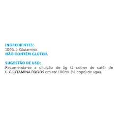 L-Glutamina BRN Foods - 300g - Foto 2