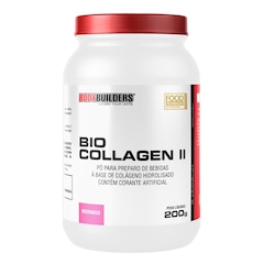 Colágeno Bodybuilders Bio Collagen II - Morango - 200g - Foto 1