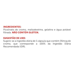Picolinato de Cromo (Chromo-Q Foods) BRN Foods - 100 Cápsulas - Foto 2