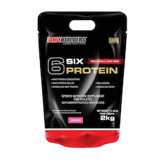 Whey Protein 6 Six Protein Bodybuilders - Morango - 2kg - Foto 1