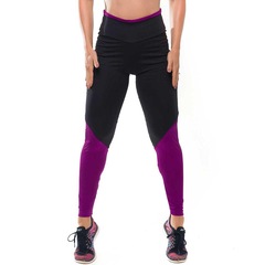 Calça Legging com Proteção Solar UV50+ Sandy Fitness Glam Fit - Feminina - Foto 1