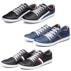 Sapatênis Avalon 44 - Masculino - 3 Pares - Foto 1