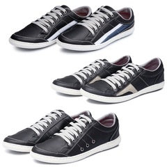 Sapatênis Avalon 48 - Masculino - 3 Pares - Foto 1