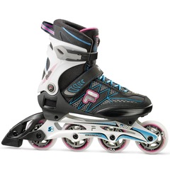 Patins Fila Helix Lady 80mm/82A - In Line - Fitness - ABEC 5 - Ajustável - Adulto - Foto 1