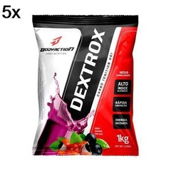 Dextrose BodyAction Dextrox - Guaraná com Acaí - 1Kg - 5 Unidades - Foto 2