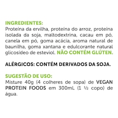 Whey Protein Vegan BRN Foods - Chocolate - 500g - Foto 2