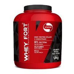 Whey Fort  Vitafor - Chocolate - 1,8kg - Foto 1