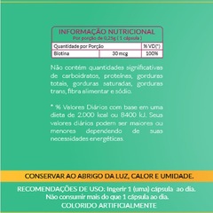 Biotina Soulife 250mg - 60 Cápsulas - Soulife - Foto 2