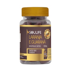 Laranja e Guaraná Soulife 1050mg - 90 Cápsulas - Foto 1