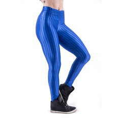 Calça Legging Já Malhei Blue Sea - Foto 2