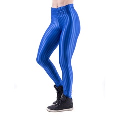Calça Legging Já Malhei Blue Sea - Foto 4