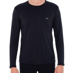 Camiseta Manga Longa Solo Ion UV com Proteção Solar - Masculina - Foto 4