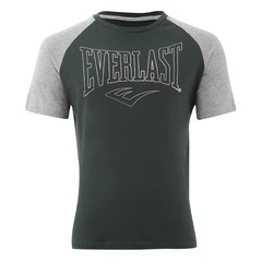 Camiseta Everlast Raglan Logo e Escrito - Masculina - Foto 1
