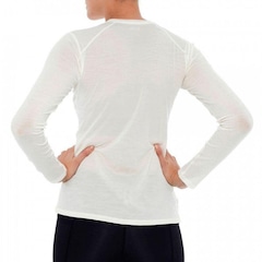 Camiseta Manga Longa Segunda Pele Solo Essential Merino Crew - Feminino - Foto 3