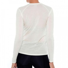 Camiseta Manga Longa Segunda Pele Solo Essential Merino Crew - Feminino - Foto 8