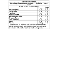 Pré-Treino Nutrex Hemo Rage Black 171g - Fruit Punch - Foto 3