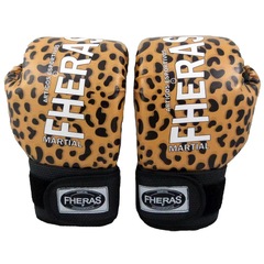 Luva de Boxe Fheras New Top Onça - Adulto - Foto 2