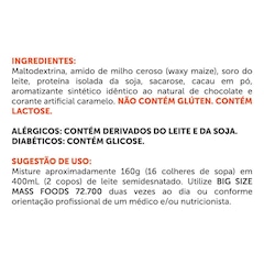 Hipercalórico Big Size Mass BRN Foods 72.700 - 6kg - Foto 2