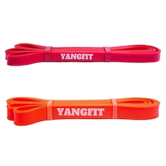 Kit Super Band Yangfit Extensor Elástico - Leve e Médio - Foto 1