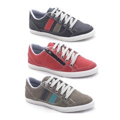 Kit Sapatênis Stop Calçados CV com 3 Pares - Masculino - Infantil - Foto 1