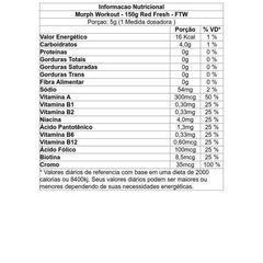Murph Workout FTW - Red Fresh - 150g - Foto 2