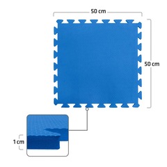 Tapete Fitness de Encaixe Muvin - 4 Peças - Foto 2