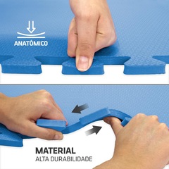 Tapete Fitness de Encaixe Muvin - 4 Peças - Foto 4