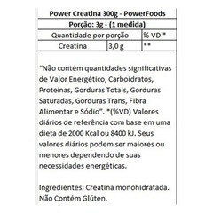 Power Creatina PowerFood - 300g cada - 3 potes - Foto 2