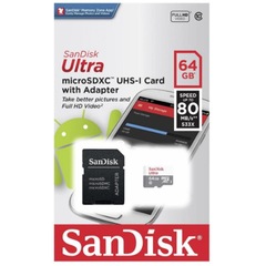 Cartão de Memória SanDisk Ultra MicroSdxc Classe 10 80MBs - 64gb - Foto 2
