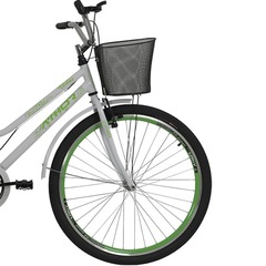 Bicicleta Athor Venus com Cestão Aro 26 - Freio V-Brake - Marcha Único - Adulto - Foto 2
