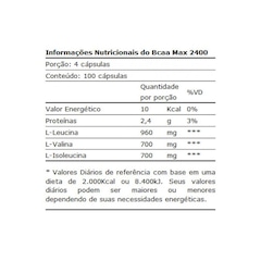 BCAA 2400 Max Titanium 60 cápsulas - Foto 2