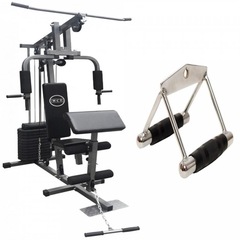 Kit Estação de Musculação WCT Fitness com 80 kg + Puxador - Foto 1