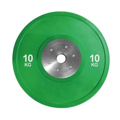 Anilha Olímpica WCT Fitness para Musculação Bumper Plate - 10kg - Foto 2