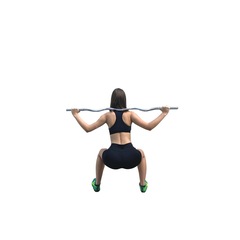 Barra W Maciça e Cromada WCT Fitness 3047 Biceps + Presilhas - Foto 4