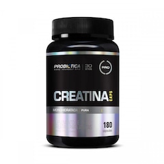 Creatina Monohidratada Micronizada Pura Probiótica - 180 Cápsulas - Foto 1