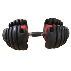 Kit Pelegrin: 2 Halteres com Regulagem de Anilhas PEL-FIT23 - 23kg - Foto 3