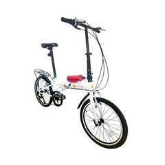 Bicicleta Dobrável Pelegrin Tempo 3.0 Branca - Adulto - Foto 1