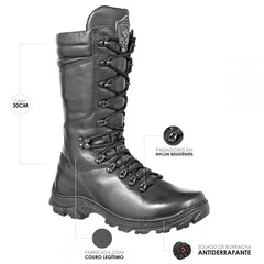 Bota Corturno BM Brasil Choque ll em Couro 5193/01 - Adulto - Foto 4