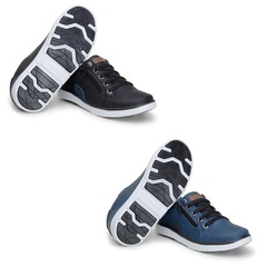 Kit 2 Pares Sapatênis com Zíper Pedway Conforto Dia a Dia - Infantil - Foto 1