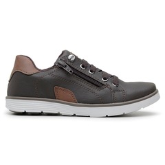 Sapatênis com Elástico e Zíper Pedway Casual Conforto - Infantil - Foto 2