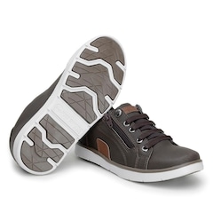 Sapatênis com Elástico e Zíper Pedway Casual Conforto - Infantil - Foto 1