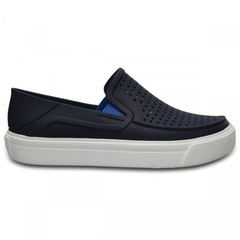 Tênis Slip On Crocs CitiLane Roka Kids - Infantil - Foto 1
